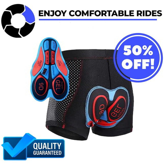 GelRide™ | Adaptive Motorcycle Gel Shorts | 50% OFF